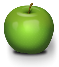 Apple png Green color