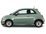 Fiat Side view Greenish Png Image
