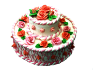 flower cake free png download