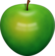 Green Apple Icon Clipart
