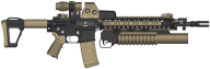 HD assault rifle png