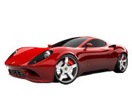 Metallic Red Ferrari Png Image