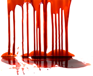 red reflected flowing blood free png download