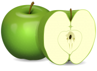 Slice Green Apple Png