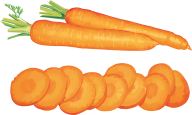 Sliced Carrot Png