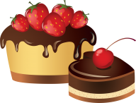 strawbery cake free clipart download