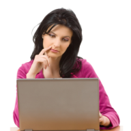 Thinking Woman PNG Free Download 1