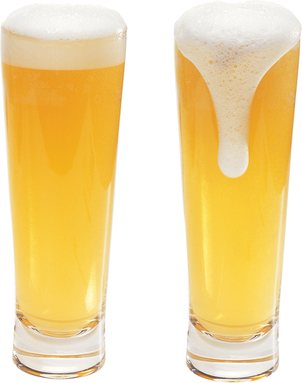 2 cone beer on glass free png download