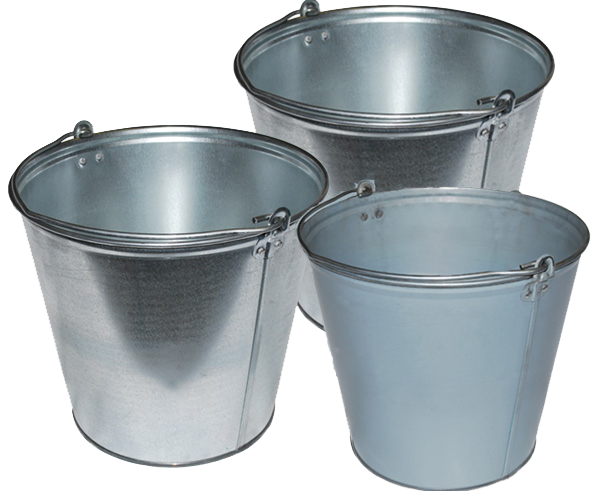 3 typeds silver bucket free png download
