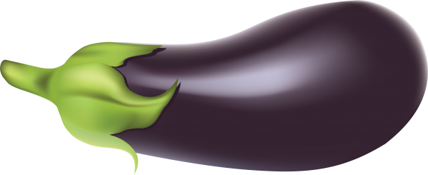 3D Eggplant Png Image