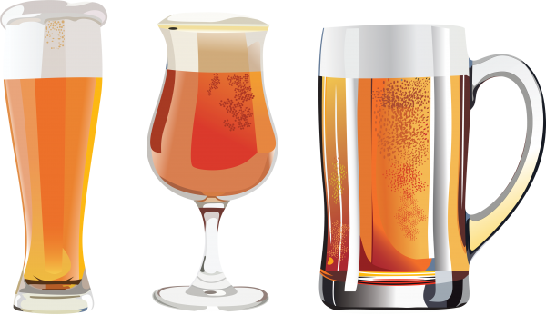 beer on 3 type  glass free png download