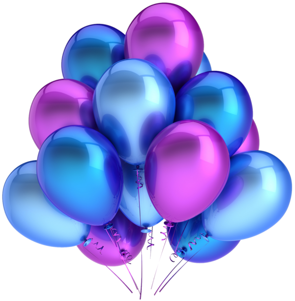 Blue Balloons Png