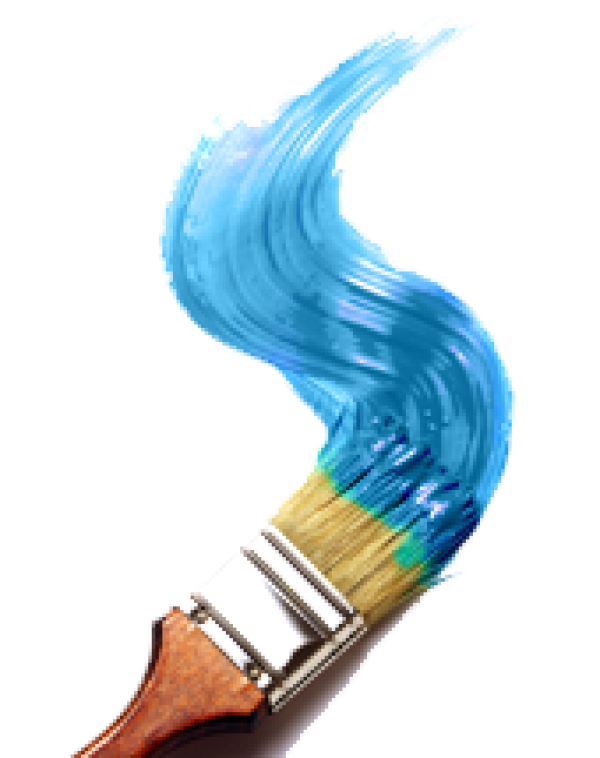 blue wooden brush free clipart download