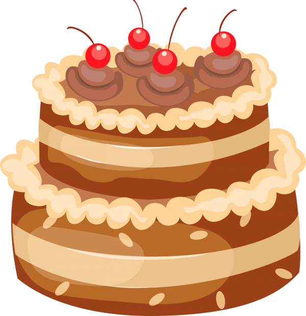 cherry cake free clipart download