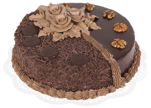 choco flowerd cake free png download