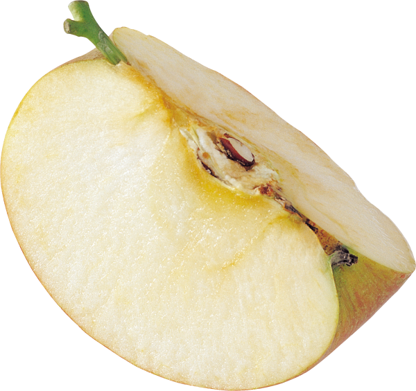 Cutted Apple Png