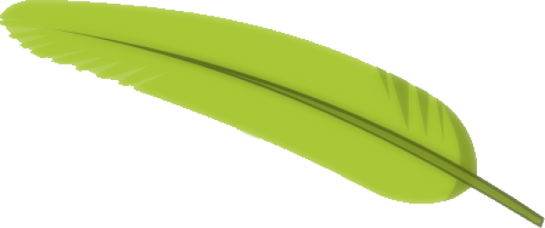 feather green logo like png image