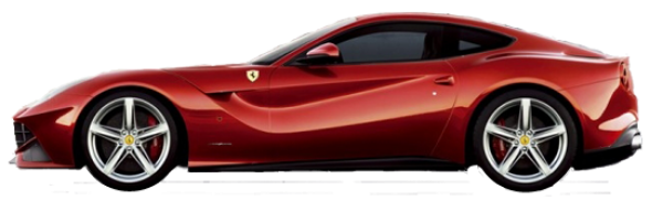 Ferrari Side view Red Image