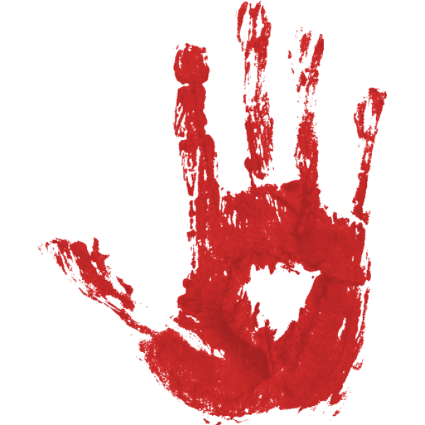hand print blood free png download
