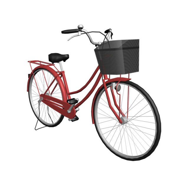 ladies bicycle free clipart download