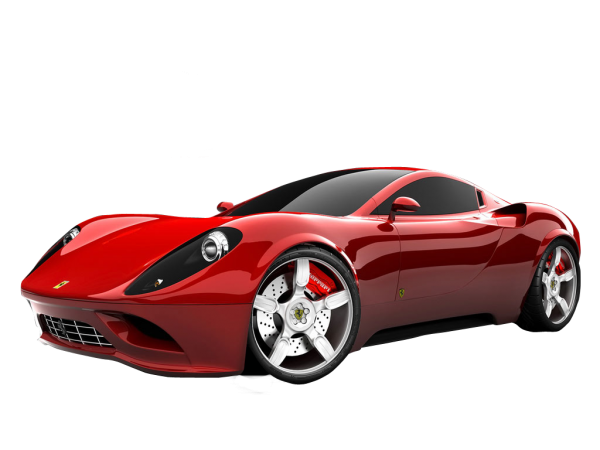 Metallic Red Ferrari Png Image