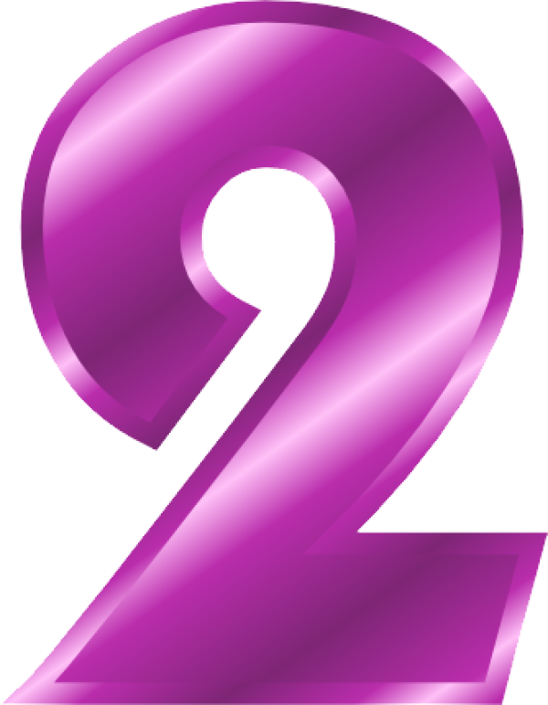 Number 2 PNG Free Download 12