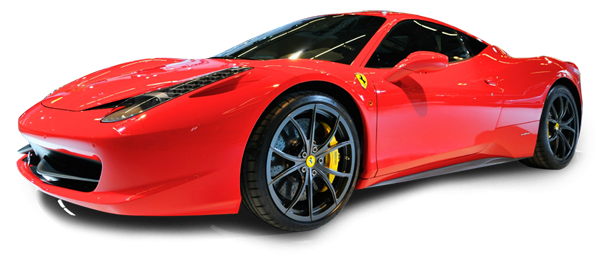 Red Ferrari Png Side view Download