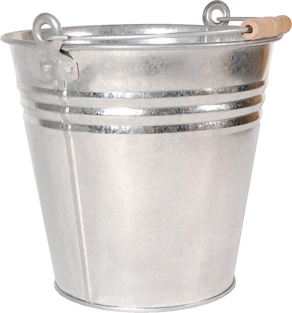 silver wood handel  bucket free png download