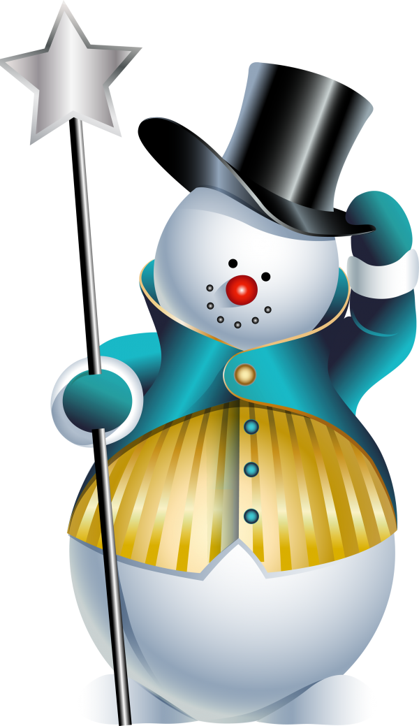Snow Man PNG Free Download 13