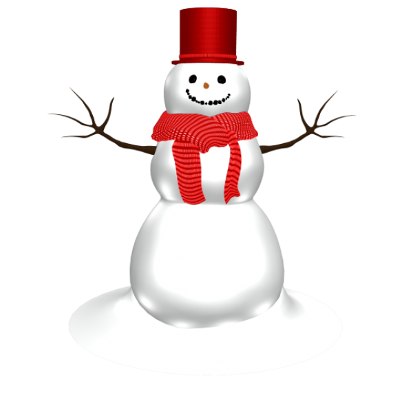 Snow Man PNG Free Download 8