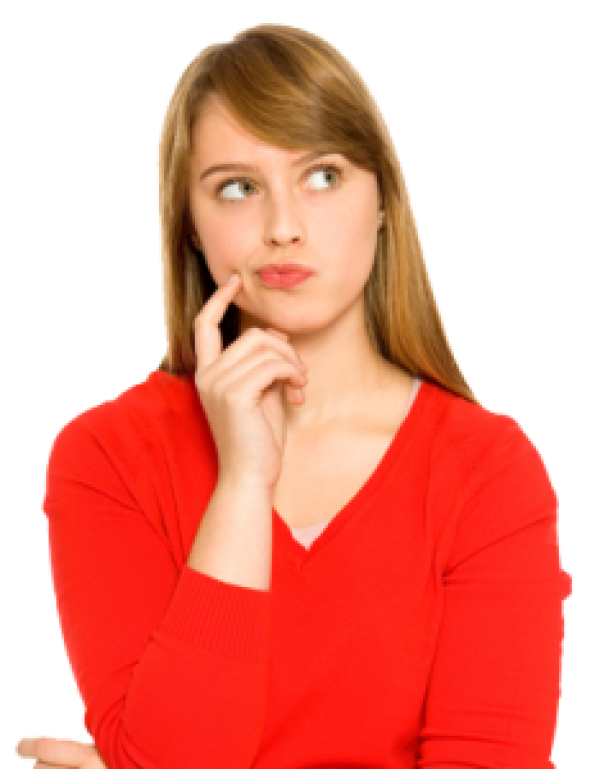 Thinking Woman PNG Free Download 12