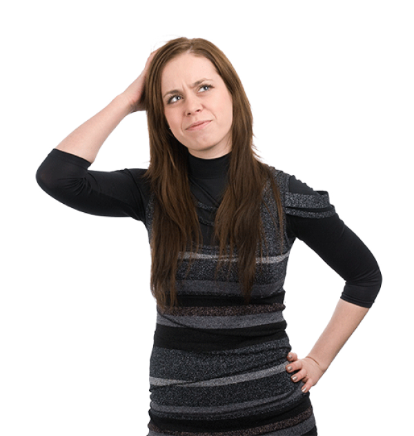 Thinking Woman PNG Free Download 14