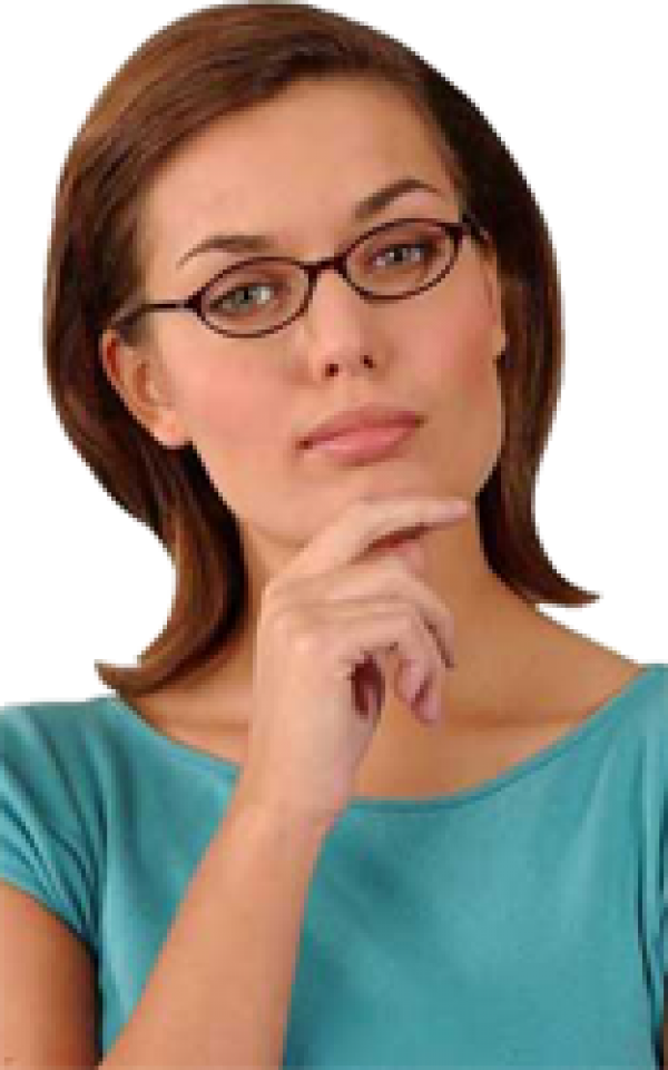 Thinking Woman PNG Free Download 22