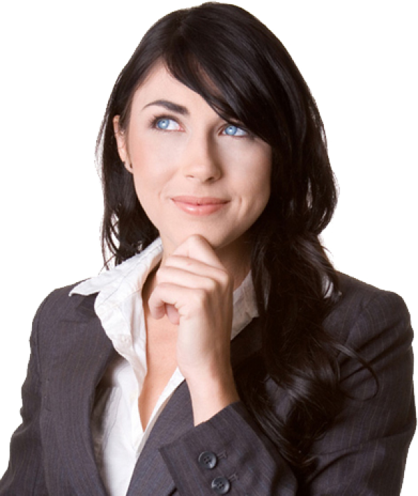 Thinking Woman PNG Free Download 32