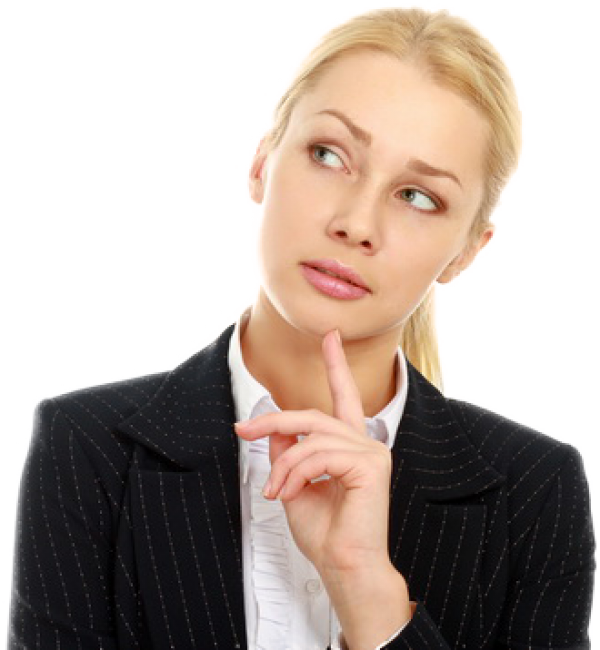 Thinking Woman PNG Free Download 33