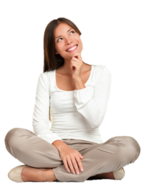 Thinking Woman PNG Free Download 6