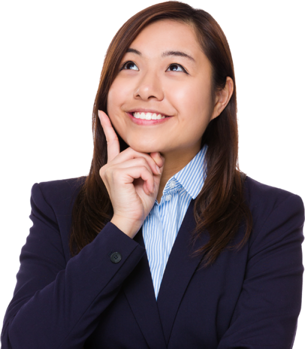Thinking Woman PNG Free Download 8