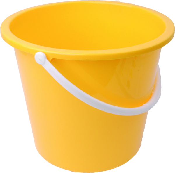 YELLOW BUCKET FREE PNG DOWNLOAD