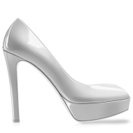 white fancy heelshoe free clipart png download