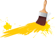 yellow paint brush free clipart download